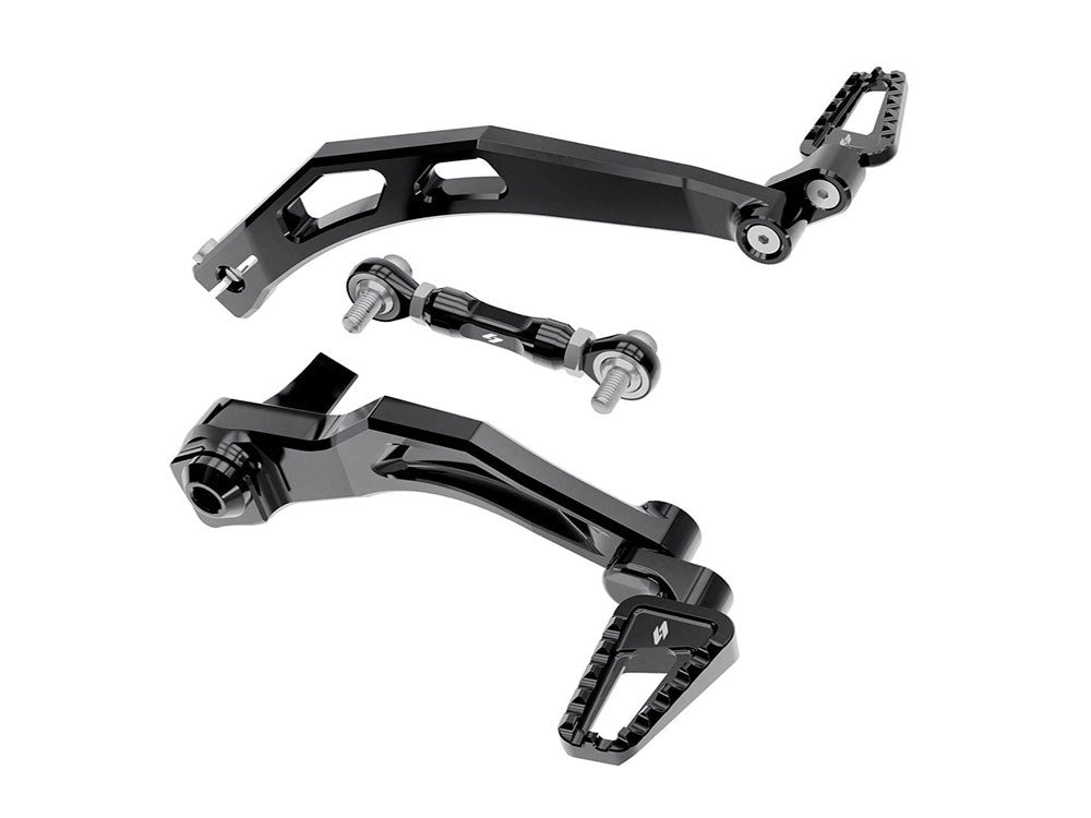 SX3 Foot Controls - Black. Fits Softail 2018up with Mid Controls - Kraus Moto