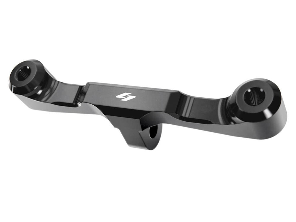 Adjustable Gauge Mount - Black. Fits Dyna, FXR and Sportster. - Kraus Moto