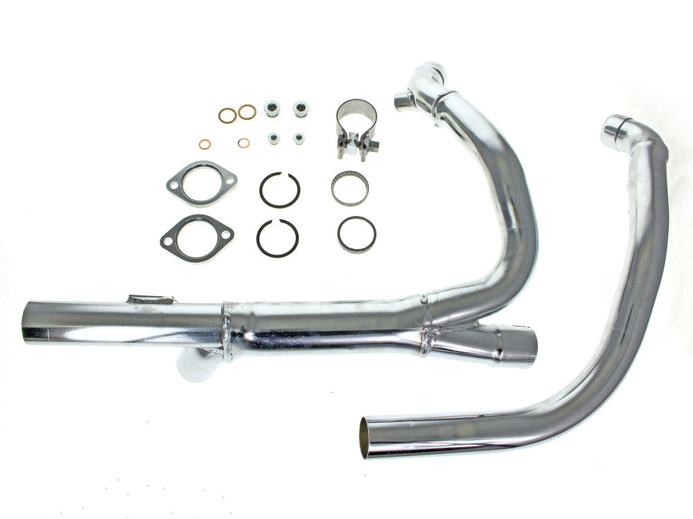 Hide-Away Performance Headers - Chrome. Fits Indian Tourers 2021up - Khrome Werks