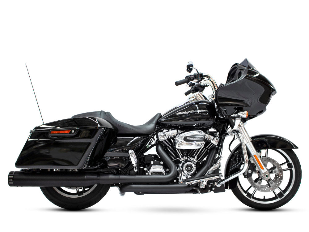 4-1/2in. Klassic Slip-On Mufflers - Black with Black End Caps. Fits Touring 2017up. - Khrome Werks