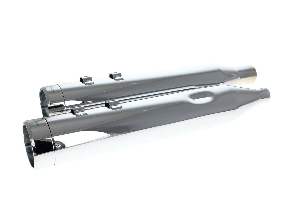 4-1/2in. Klassic Slip-On Mufflers - Chrome with Chrome End Caps. Fits Touring 2017up. - Khrome Werks