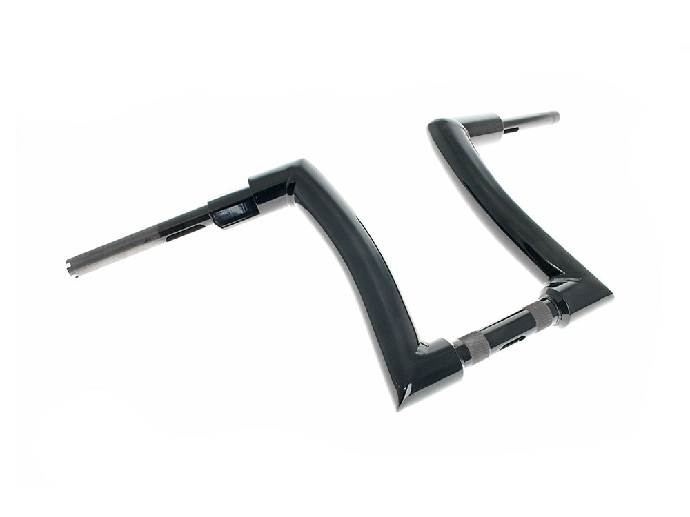 2.0in. Strip Bar, 14in. x 2in. Ape Hanger Handlebar - Gloss Black. - LA Choppers
