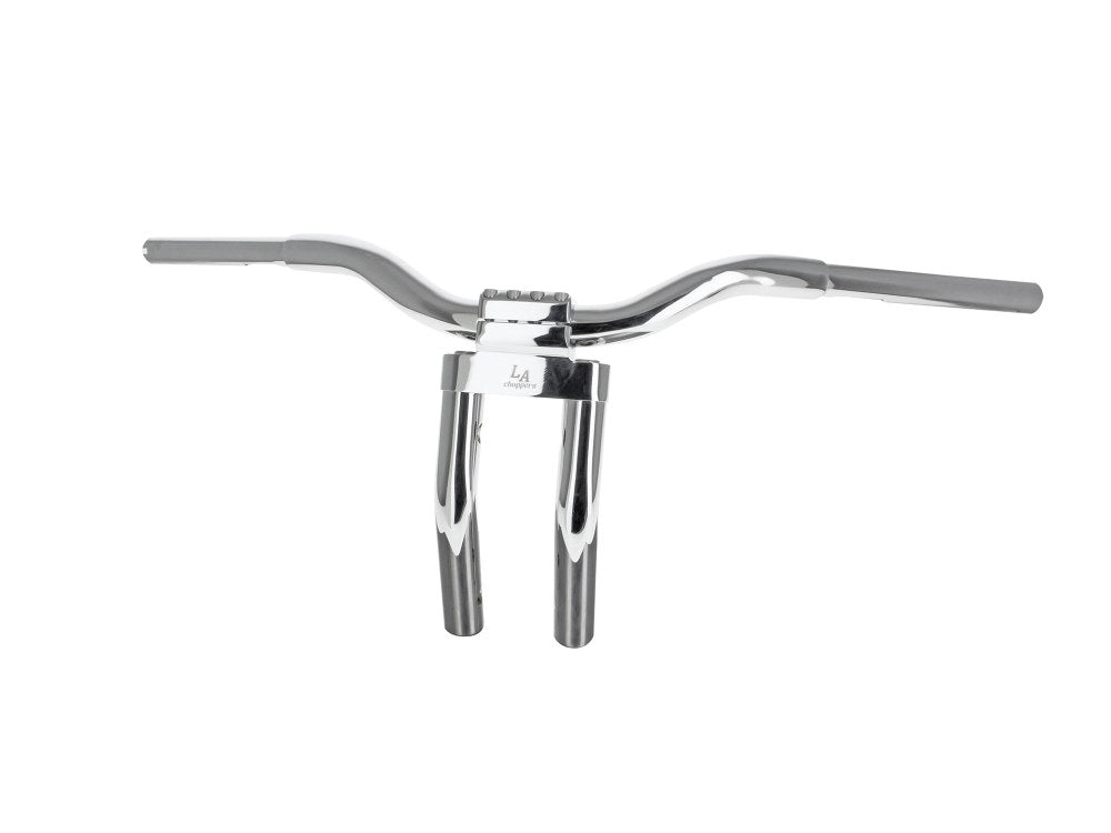 11in. x 1-1/4in. Pullback Kage Fighter Handlebar - Chrome. - LA Choppers