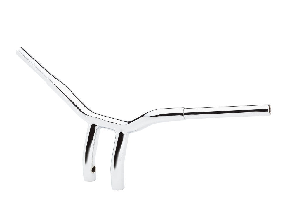 8in. x 1-1/4in. Pullback One Piece Kage Fighter Handlebar - Chrome. - LA Choppers