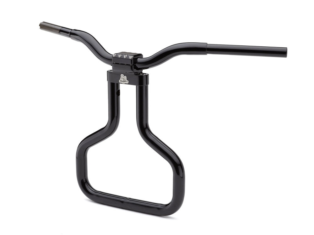 16in. x 1-1/4in. Straight Kage Fighter Handlebar - Gloss Black. Fits Road Glide 2015-2023 - LA Choppers
