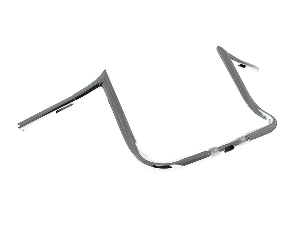 13in. x 1-1/4in. Prime Ape Hooked Handlebar - Chrome. Fits Ultra Models 1996-2024 and Street Glide 1996-2023 - LA Choppers