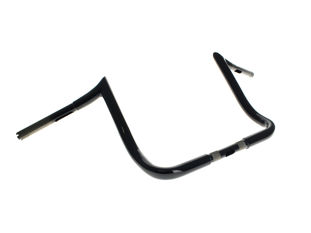 13in. x 1-1/4in. Prime Ape Hooked Handlebar - Gloss Black. Fits Ultra Models 1996-2024 and Street Glide 1996-2023 - LA Choppers