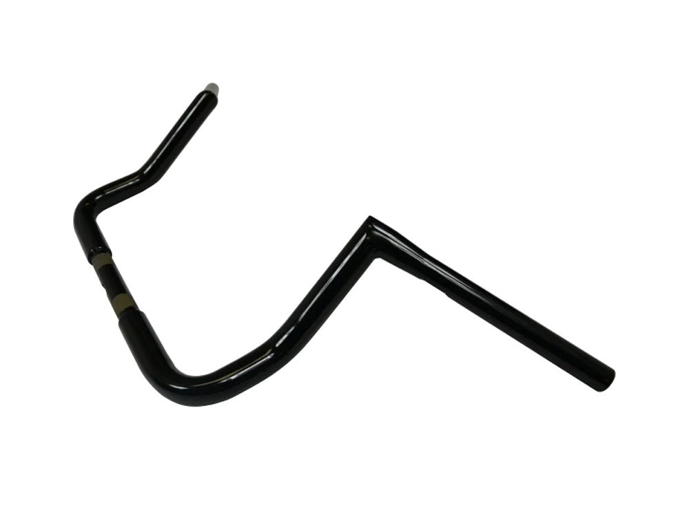 10in. x 1-1/4in. Twin Peaks Handlebar - Gloss Black. Fits Ultra Models 1996-2024 and Street Glide 1996-2023 - LA Choppers