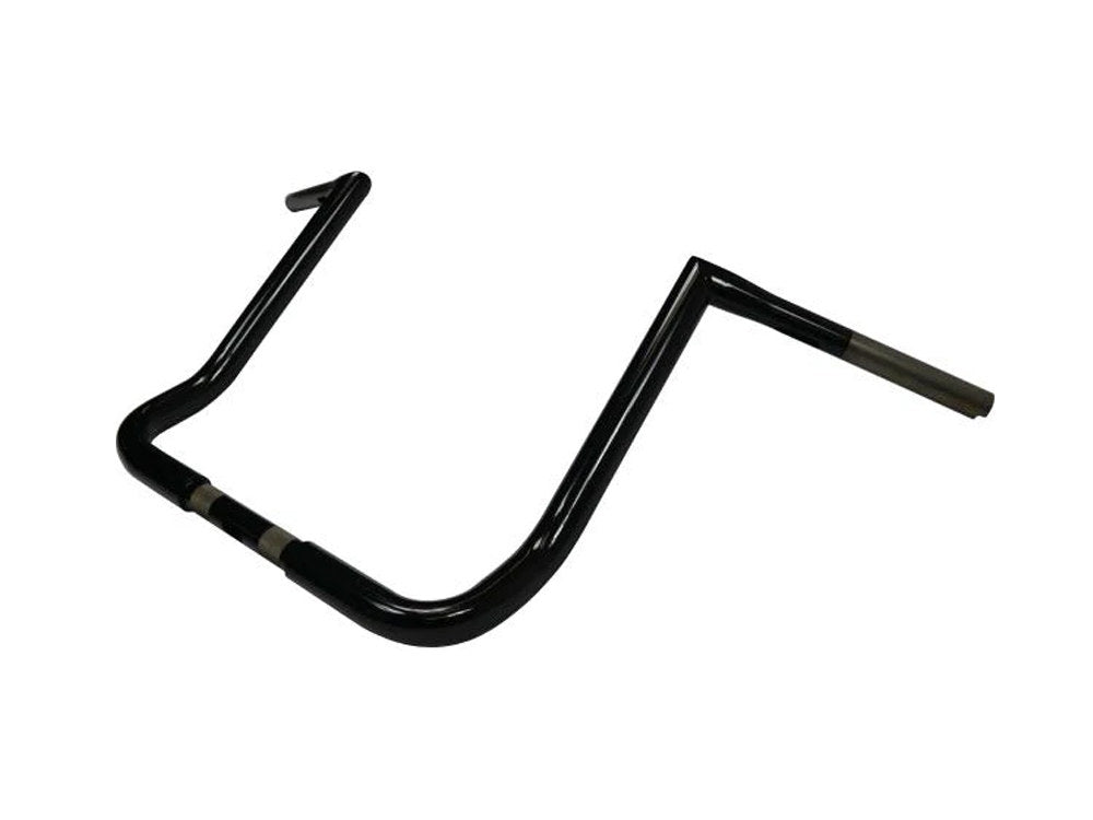 16in. x 1-1/4in. Twin Peaks Handlebar - Gloss Black. Fits Ultra Models 1996-2024 and Street Glide 1996-2023 - LA Choppers