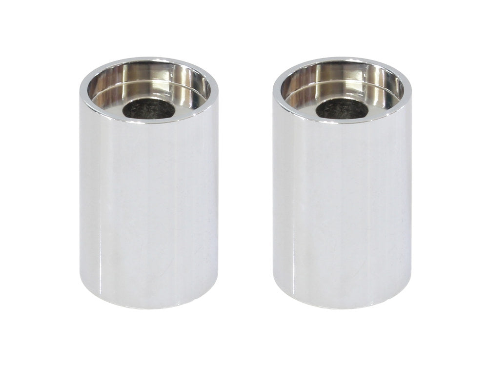 2in. Tall x 1.25in. Thick Riser Spacers - Chrome. - LA Choppers