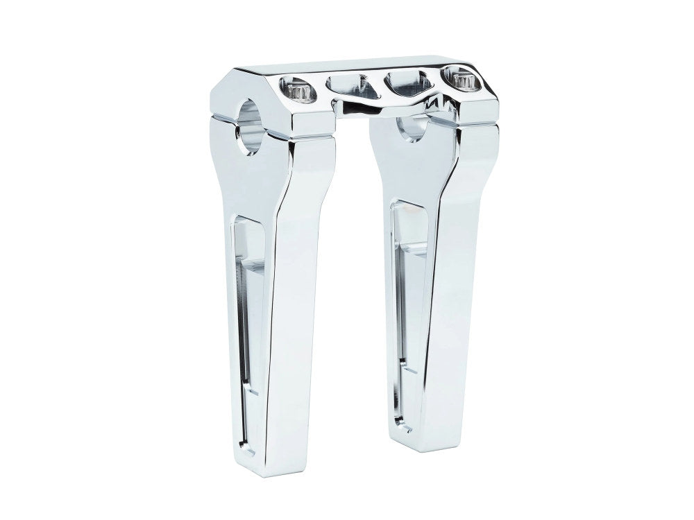 6in. Straight Performance Risers - Chrome. Fits 1-1/4in. Handlebar - LA Choppers