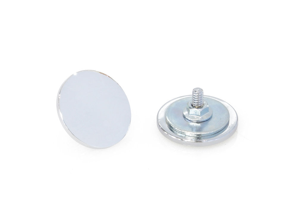 Inner Fairing Mirror Plugs - Chrome. Fits Touring 1996-2023 - LA Choppers