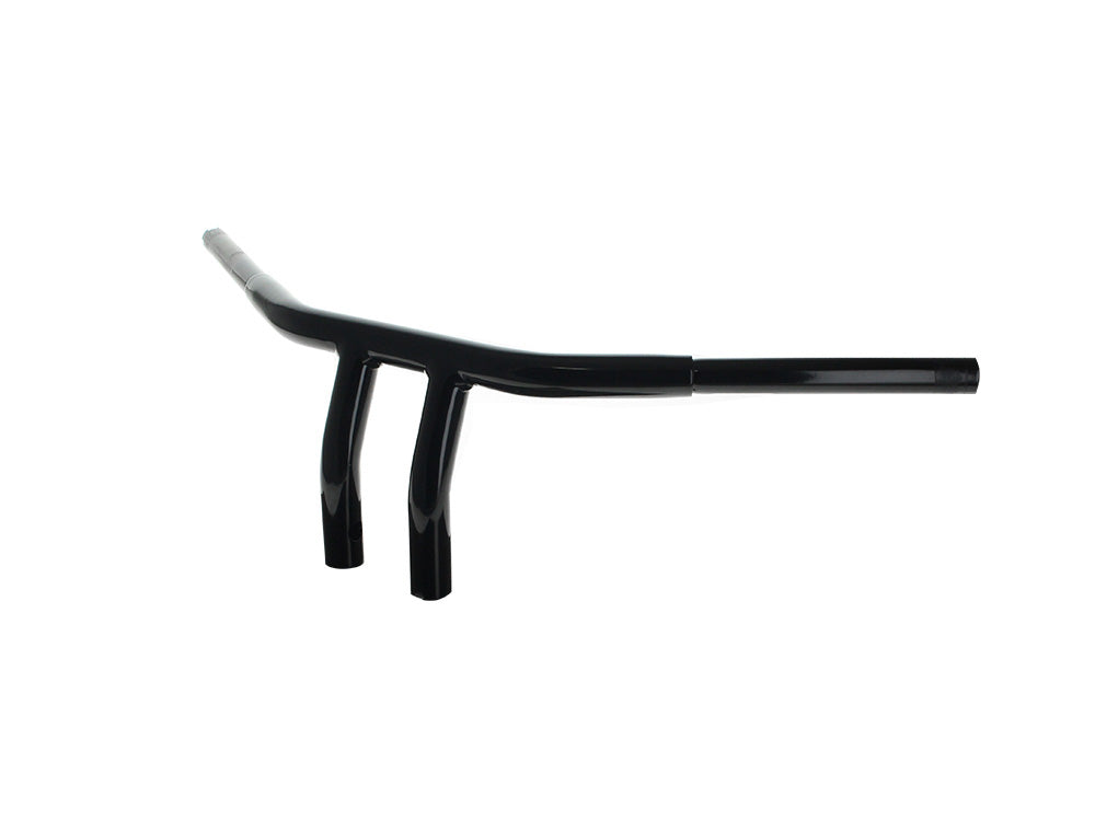 6in. x 1-1/4in. Drag T-Bar Handlebar - Gloss Black - LA Choppers