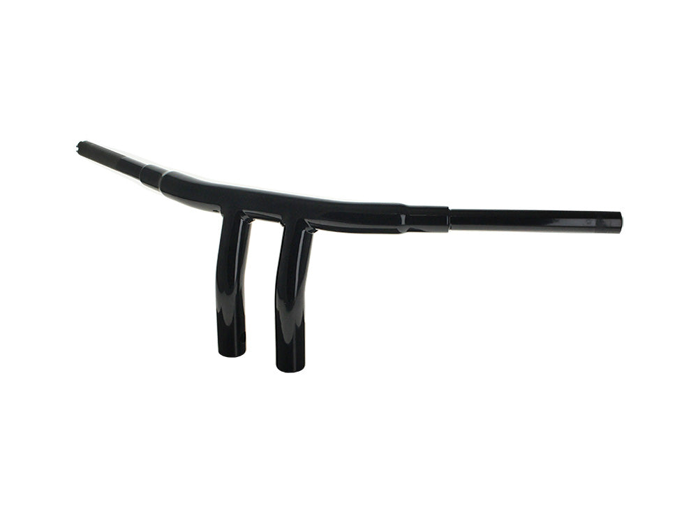 10in. x 1-1/2in. Drag T-Bar Handlebar - Gloss Black - LA Choppers