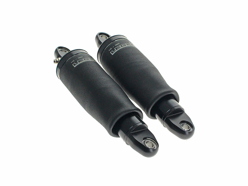 AIR Series, Rear Air Shock Absorbers - Black. Fits CVO Touring 2023up & Street Glide & Road Glide 2024up - Legend Suspension
