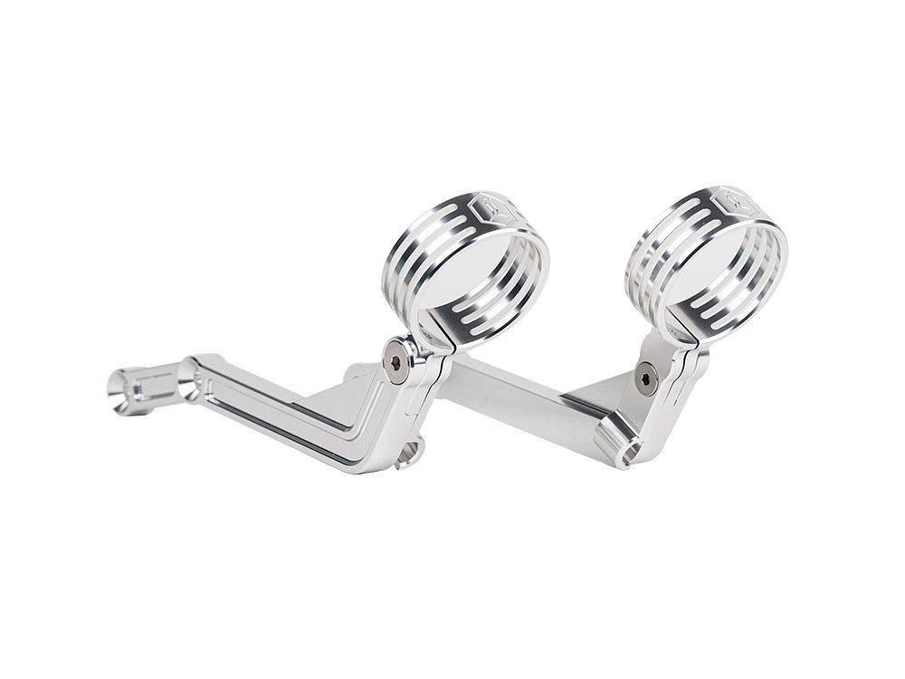 Revo ARC Remote Reservoir External Billet Mounting Brackets - Alloy. Fits Touring 2014-2024 - Legend Suspension