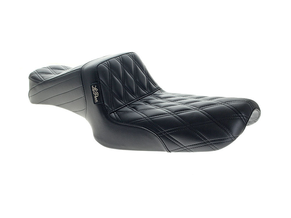 Tailwhip Dual Seat - Double Diamond. Fits Sportster 1982-2003. - LePera Seats