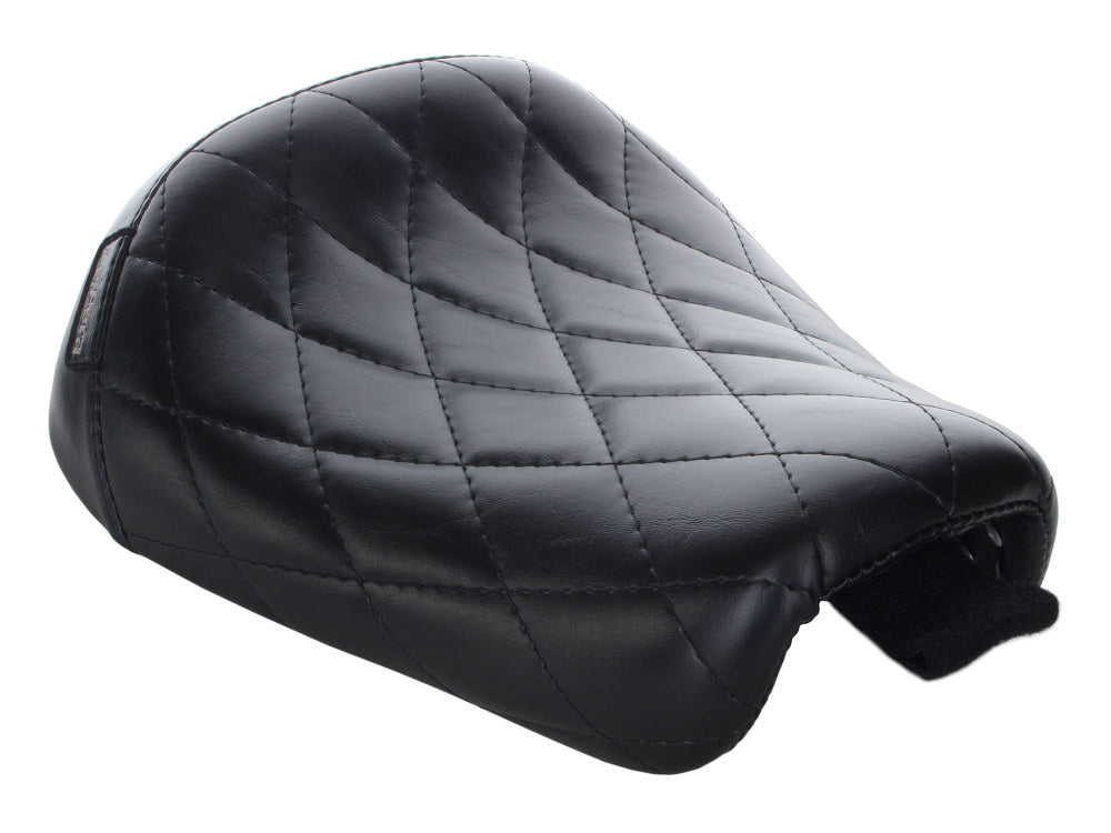 Bare Bones Solo Seat with Diamond Stitch. Fits Sportster Forty-Eight & Seventy-Two 2010-2021. - LePera Seats