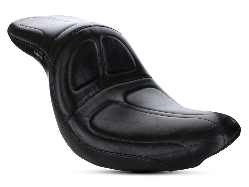 Maverick Dual Seat. Fits Softail 2006-2017 with OEM 200 Rear Tyre. - LePera Seats