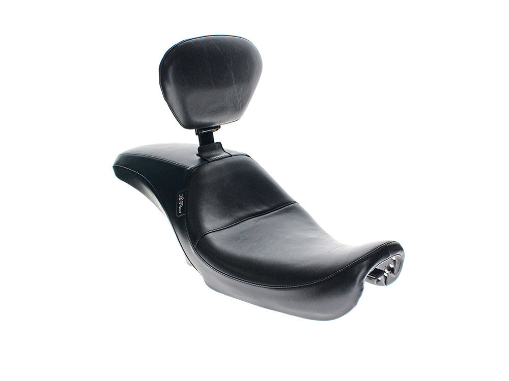Outcast Dual Seat With Backrest. Fits Dyna 2006-2017 - LePera Seats