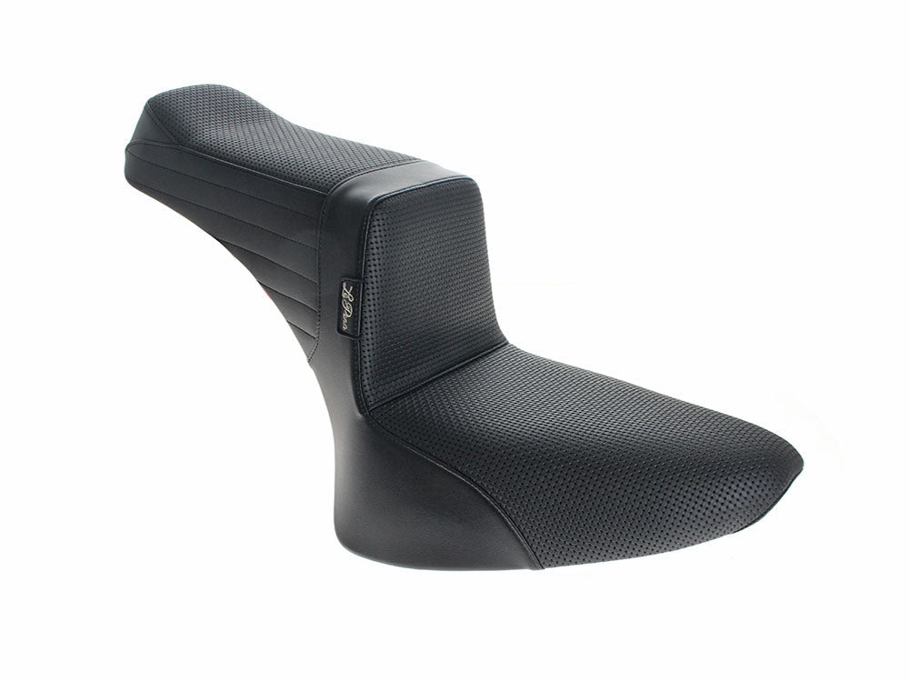 TailWhip Dual Seat - Basket Weave. Fits Softail 1984-1999. - LePera Seats
