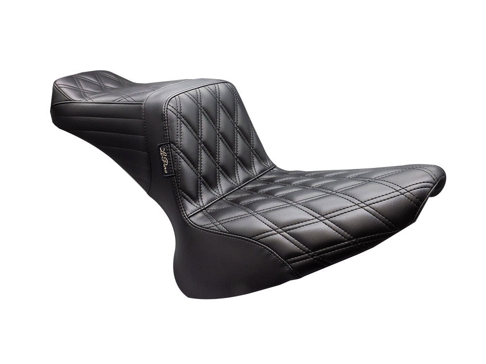 TailWhip Dual Seat - Double Diamond. Fits Softail 2000-2017 with 130 or 150 OEM Rear Tyre. - LePera Seats