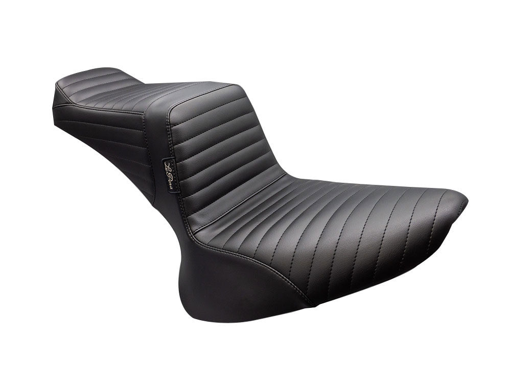 TailWhip Dual Seat - Pleated. Fits Softail 2000-2017 with 130 or 150 OEM Rear Tyre. - LePera Seats