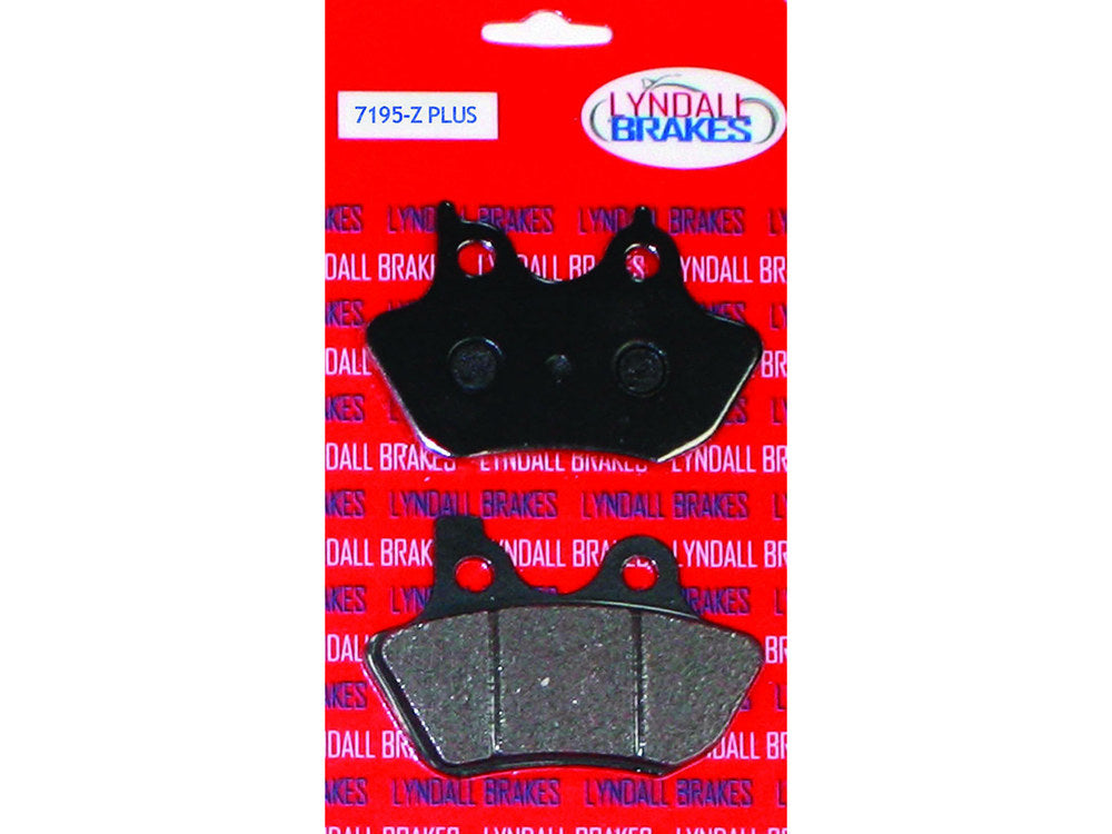 Z-Plus Brake Pads. Fits Front & Rear on Sportster 2000-2003, Big Twin 2000-2007 & V-Rod 2002-2005. - Lyndall Brakes