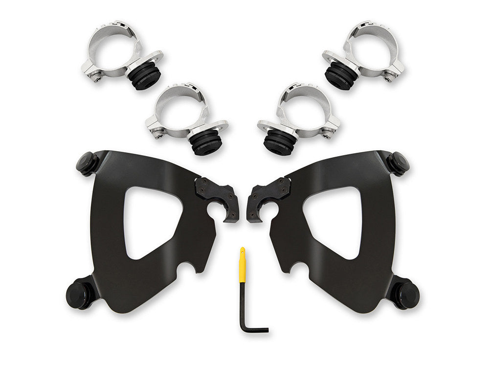 Black Gauntlet Trigger-Lock Mounting Hardware. Fits Scout & Scout Bobber 2015up. - Memphis Shades