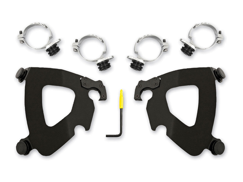 Black Gauntlet Trigger-Lock Mounting Hardware. Fits Low Rider 2018-2020 - Memphis Shades