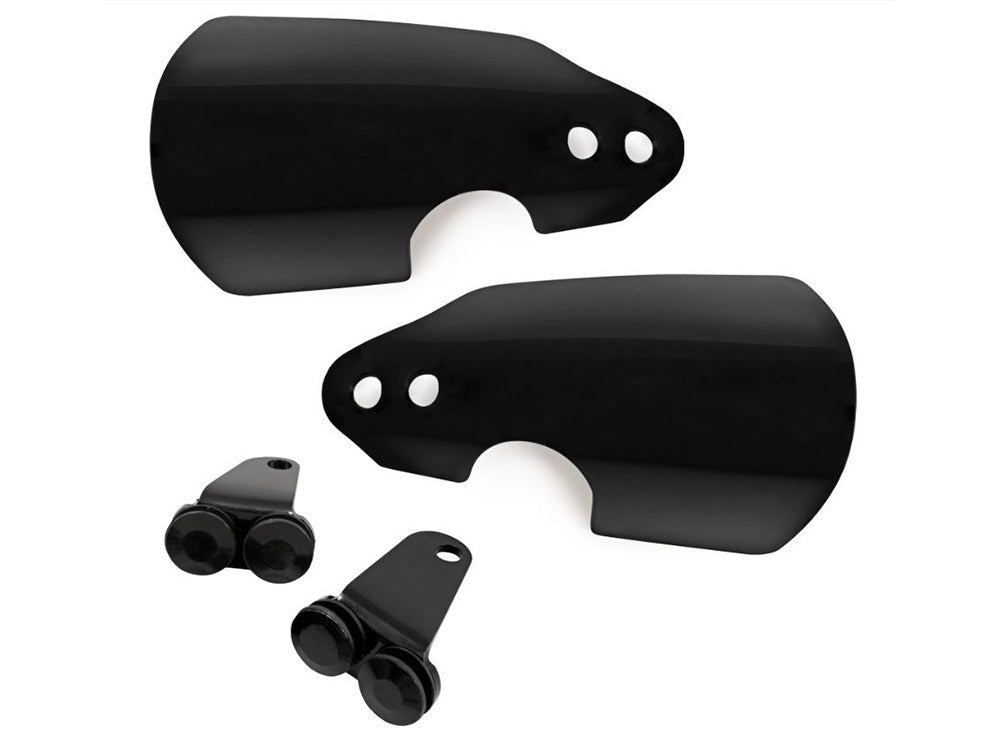 Handguards - Black. Fits Road King Special 2017-2020 running OEM Front Indicators. - Memphis Shades