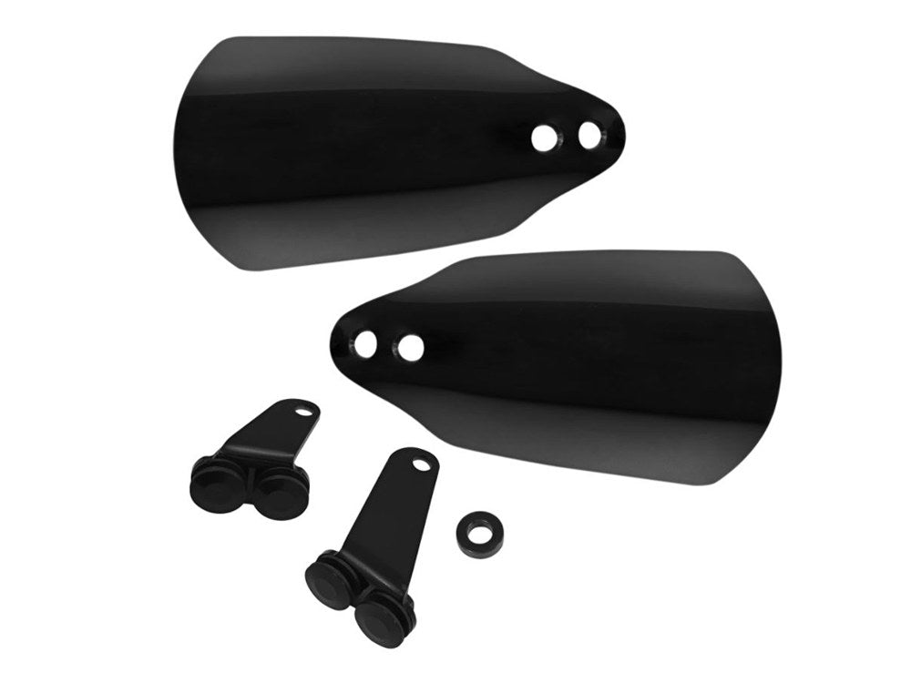 Handguards - Black. Fits XL883N Iron 2009-2021 & XL1200X Forty-Eight 2016-2021 - Memphis Shades