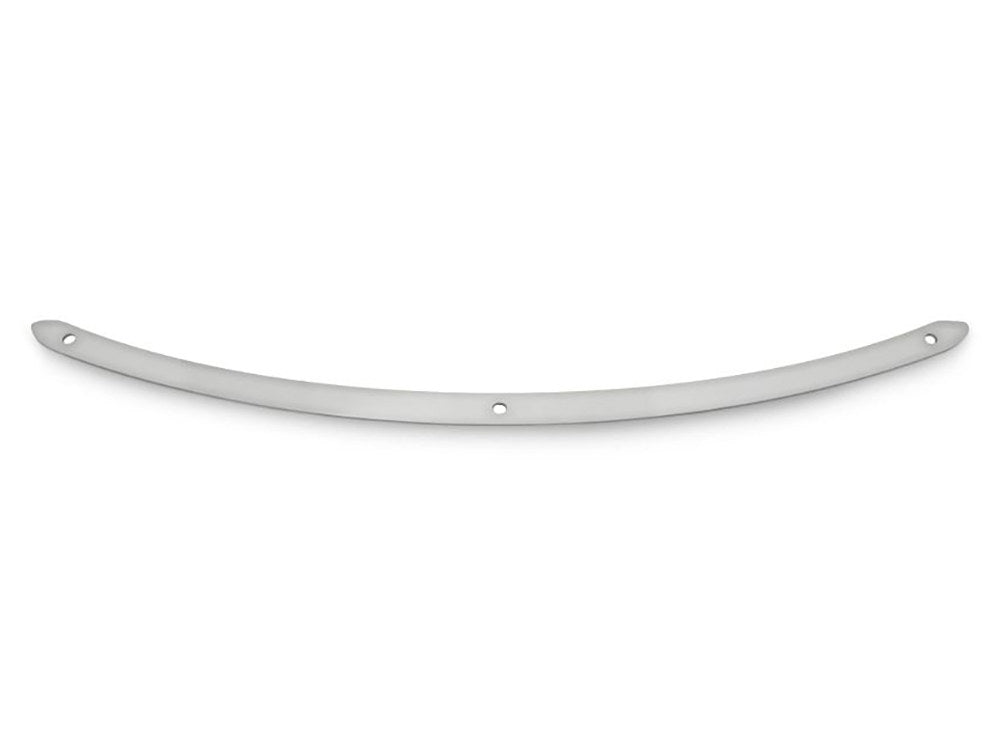 Polished Solid Stainless Steel Windshield Trim. Fits Memphis Shades Batwing Fairings. - Memphis Shades