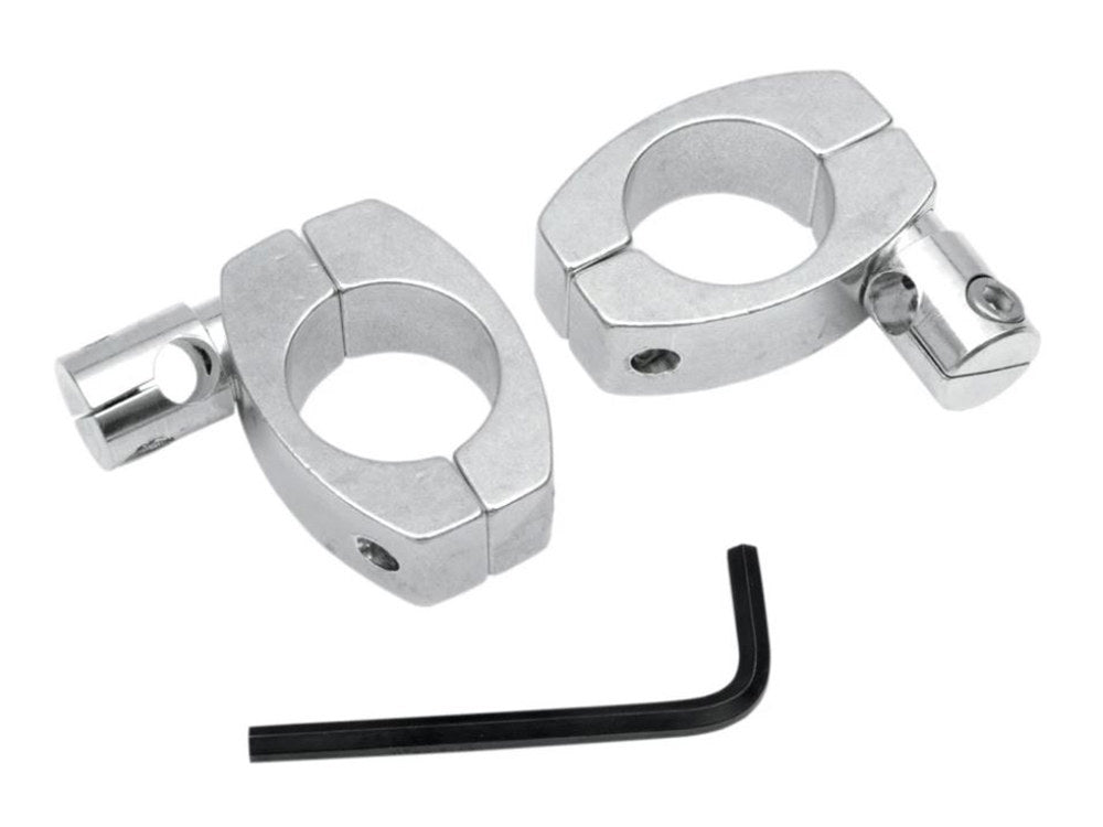 1-1/4in. Handlebar Clamps. Fits Memphis Shades Handlebar Mount Windshield. - Memphis Shades