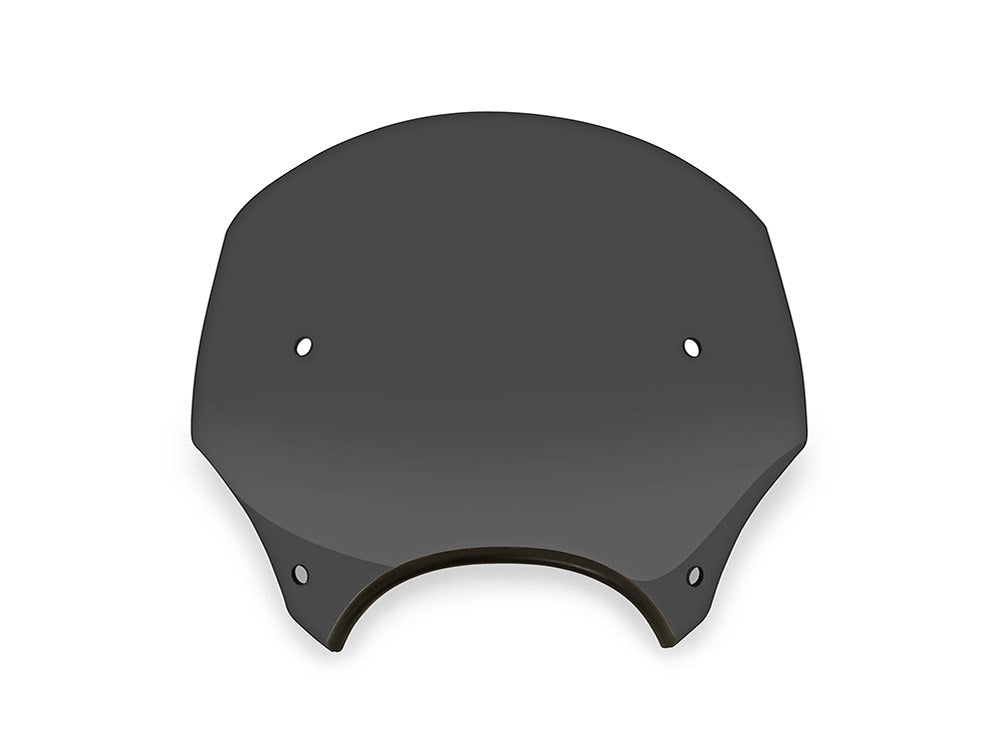 El Paso Windshield. Dark Black Smoke. 13in. High. Fits models with 7in. Headlights. - Memphis Shades
