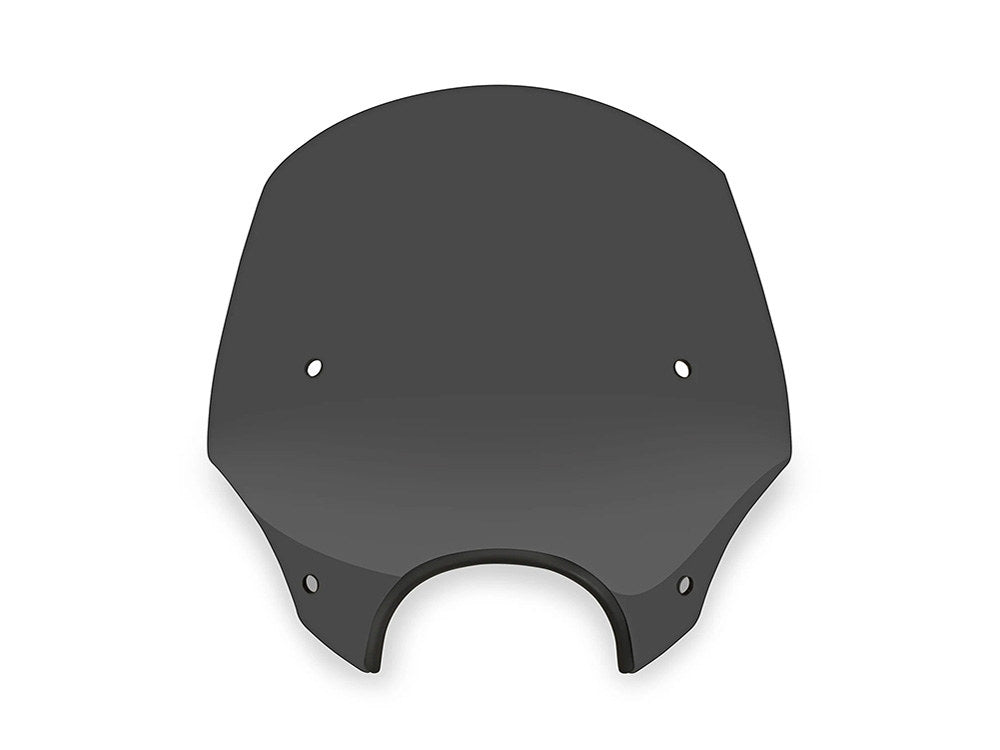 El Paso Windshield. Dark Black Smoke. 15in. High. Fits models with 7in. Headlights. - Memphis Shades