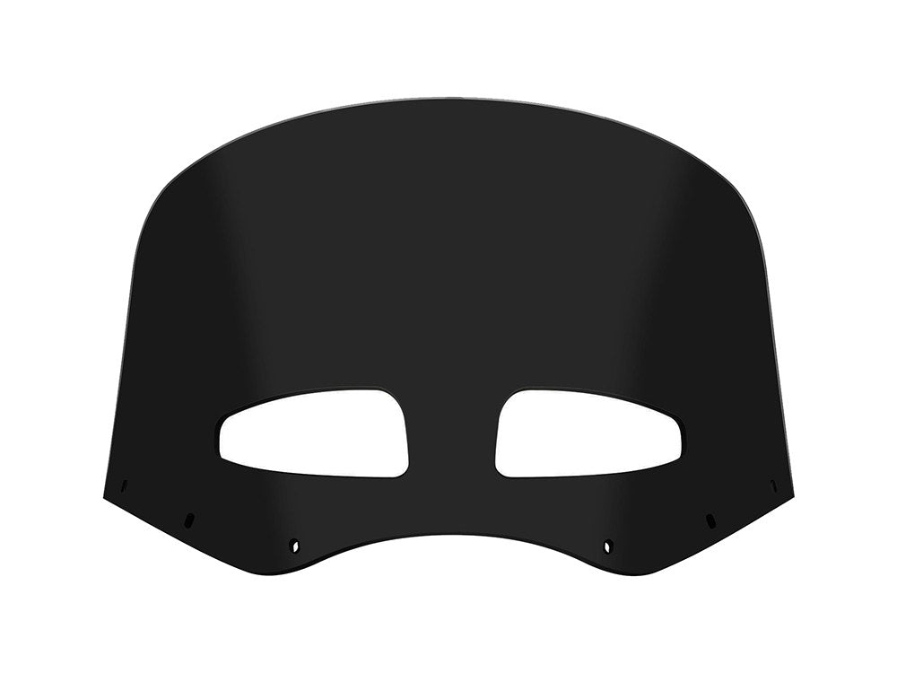Vented Road Warrior Windshield - 11in. Dark Black Smoke - Memphis Shades