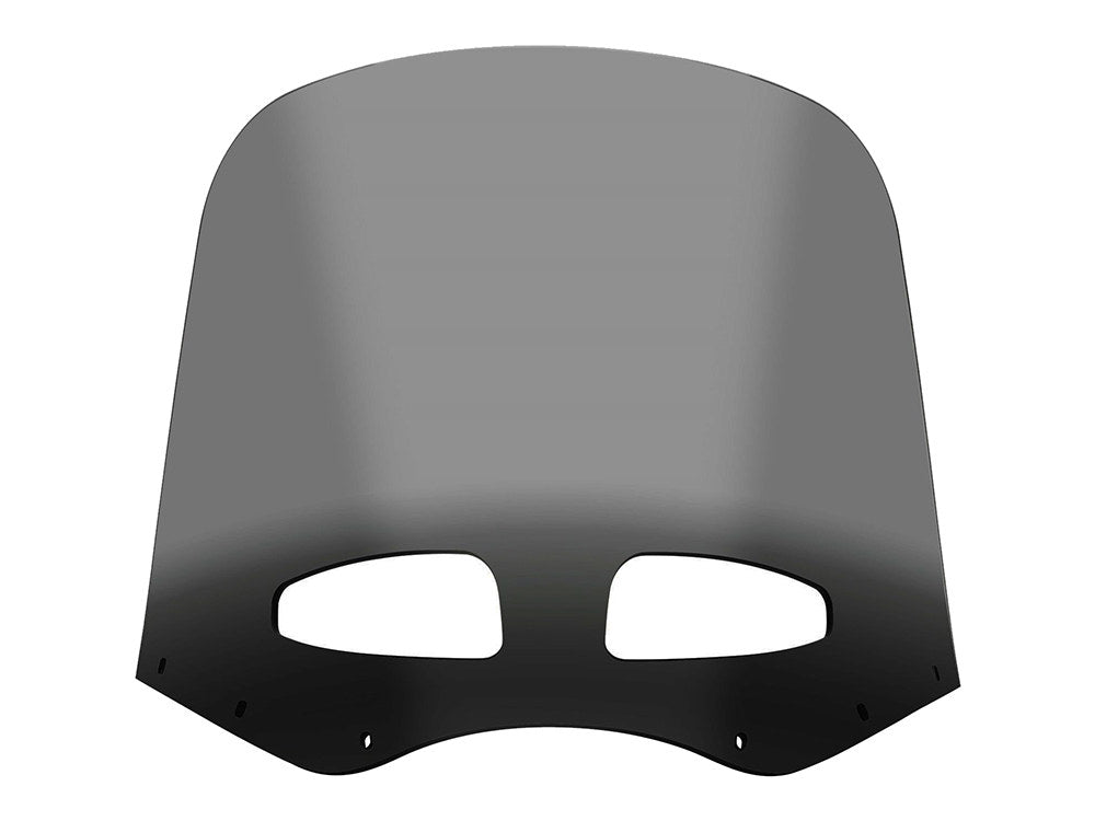 Vented Road Warrior Windshield - 15in. Black Smoke - Memphis Shades