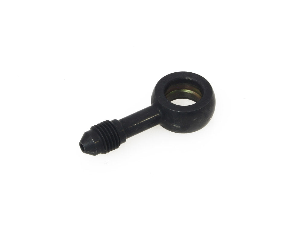 Black True 12mm ID, 180 Degree Straight Banjo - Male #3 End. - Magnum Shielding