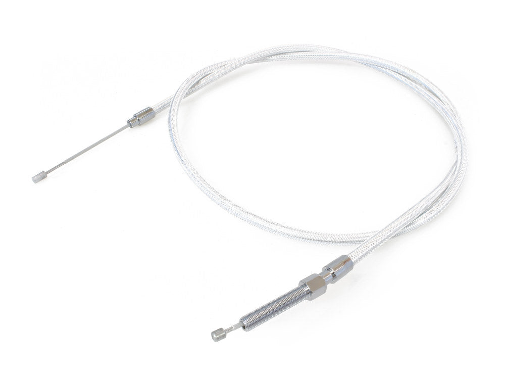 65in. Clutch Cable - Sterling Chromite. Fits 4Spd Big Twin 1968-1986 - Magnum Shielding
