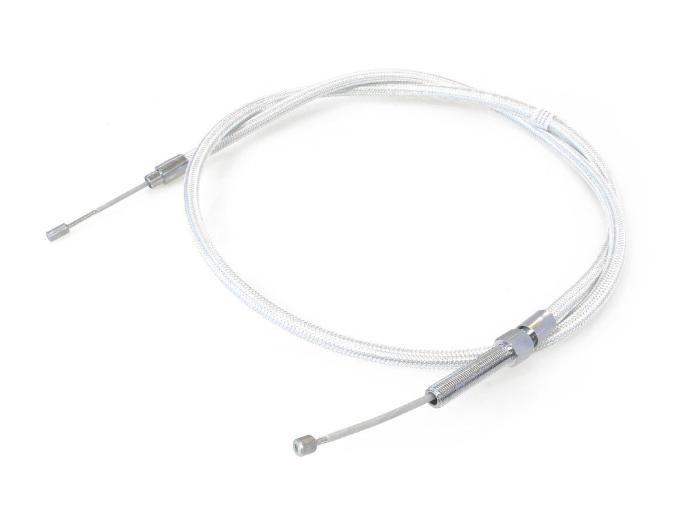 52in. Clutch Cable - Sterling Chromite. Fits 4Spd Big Twin 1968-1986 - Magnum Shielding