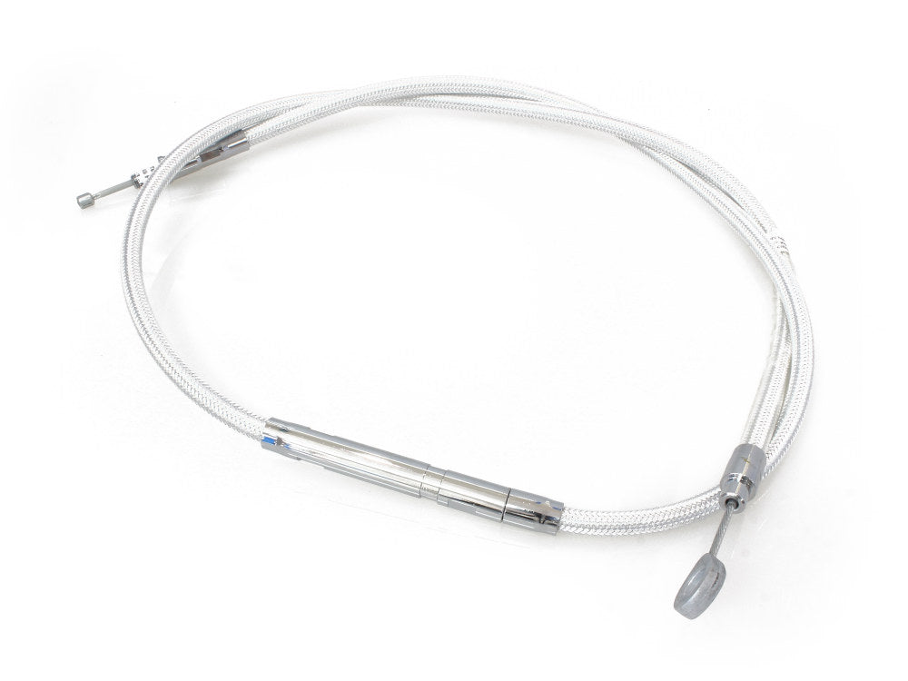 59in. Clutch Cable - Sterling Chromite. Fits Sportster 1986-2003. - Magnum Shielding