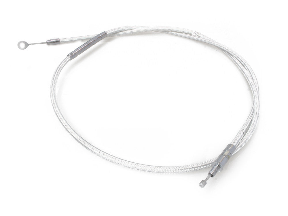 73in. Clutch Cable - Sterling Chromite. Fits 5Spd Big Twin 1987-2006 - Magnum Shielding