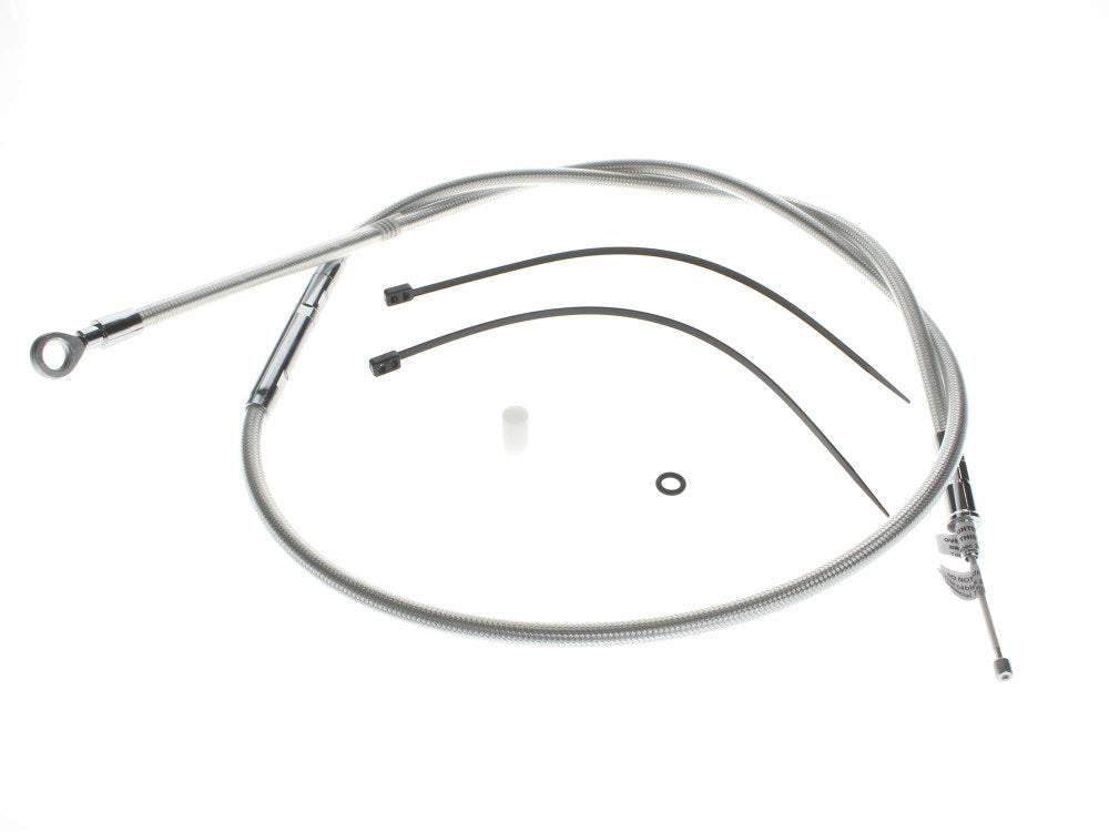 63in. Clutch Cable - Sterling Chromite. Fits Sportster 1986-2003. - Magnum Shielding