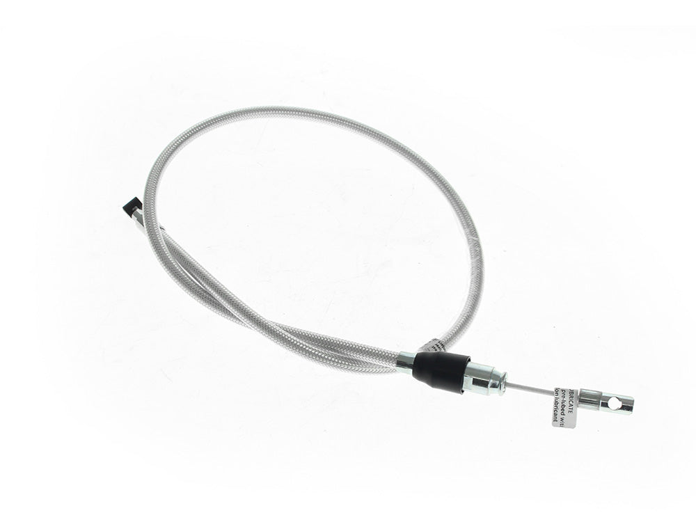 35in. Quick Connect Upper Clutch Cable - Sterling Chromite. Fits Softail 2025up - Magnum Shielding