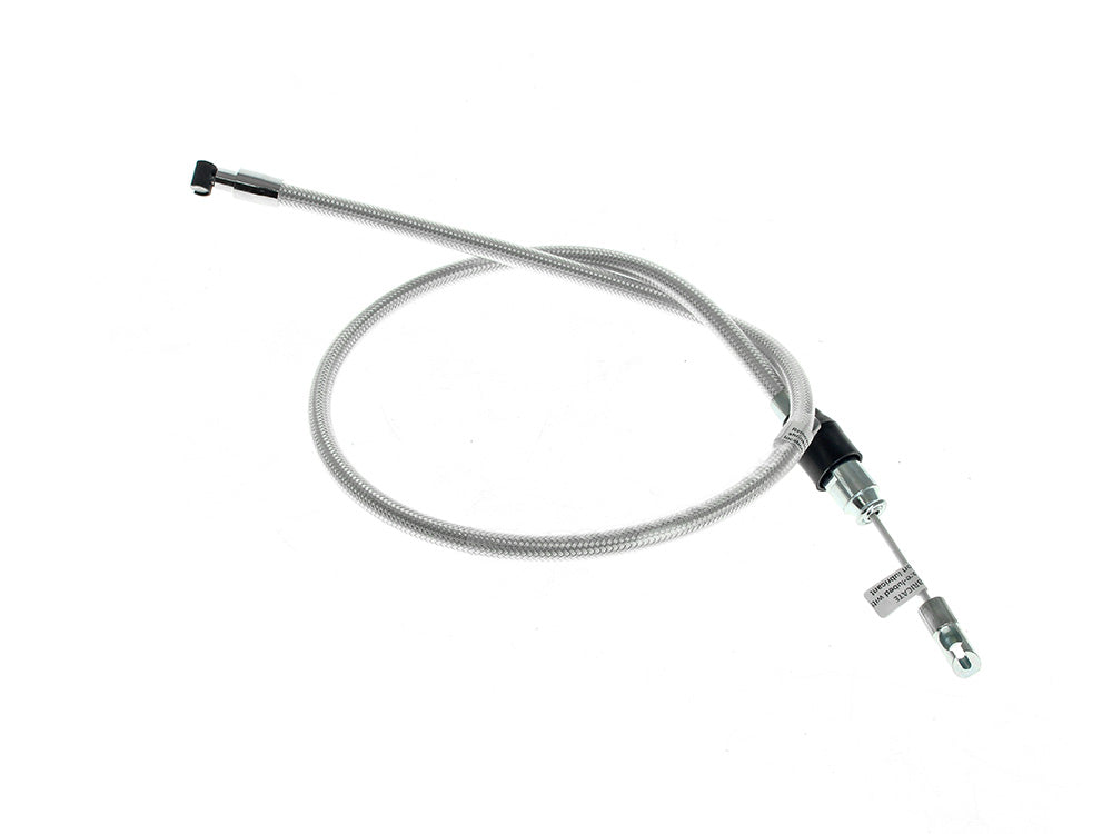 34in. Quick Connect Upper Clutch Cable - Sterling Chromite. Fits Softail 2025up - Magnum Shielding