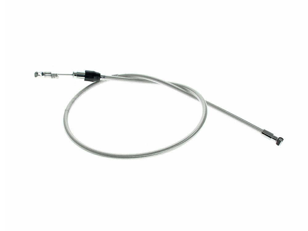 43in. Quick Connect Upper Clutch Cable - Sterling Chromite. Fits Street Glide 2024up & Softail 2025up - Magnum Shielding