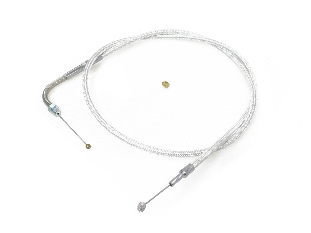 42-1/2in. Throttle Cable - Sterling Chromite. Fits Big Twin 1981-1988. - Magnum Shielding