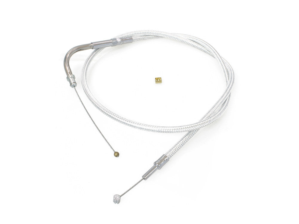 32-3/4in. Throttle Cable - Sterling Chromite. Fits Big Twin 1996-2017. - Magnum Shielding