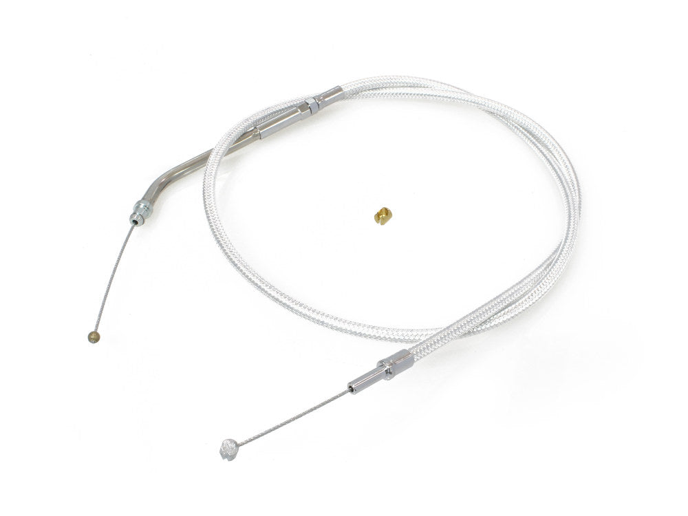 38in. Throttle Cable - Sterling Chromite. Fits Sportster 2007-2021. - Magnum Shielding